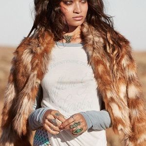 Spell And The Gypsy Nomad Faux Fur Jacket